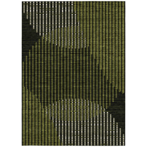 Homeroots 3' Beige And Ivory Geometric Washable Rug - Perfect For Indoor And Outdoor Spaces, Stylish & Durable 10' X 14' Polyester 597648