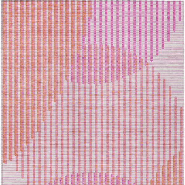 Homeroots 3' Beige And Ivory Geometric Washable Rug - Perfect For Indoor And Outdoor Spaces, Stylish & Durable 10' X 14' Polyester 597654