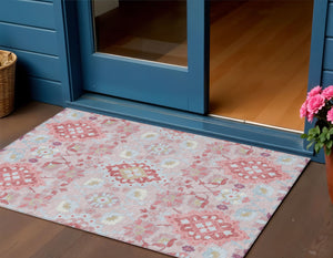 Homeroots 3' Stylish Black Gray Brown Oriental Washable Area Rug For Indoor Outdoor Comfort And Durability 3' X 5' Polyester 597668