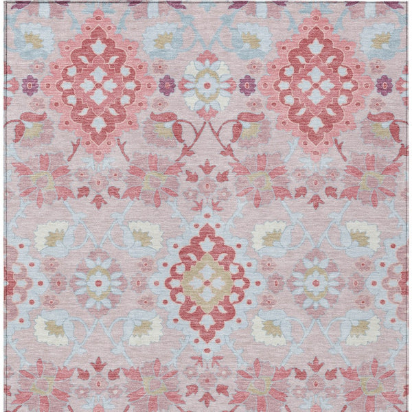 Homeroots 3' Stylish Black Gray Brown Oriental Washable Area Rug For Indoor Outdoor Comfort And Durability 5' X 8' Polyester 597669