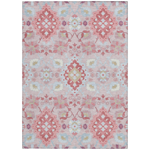 Homeroots 3' Stylish Black Gray Brown Oriental Washable Area Rug For Indoor Outdoor Comfort And Durability 8' X 10' Polyester 597671