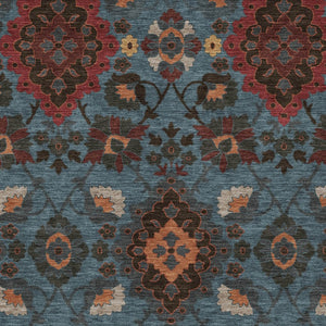 Homeroots 3' Stylish Black Gray Brown Oriental Washable Area Rug For Indoor Outdoor Comfort And Durability 9' X 12' Polyester 597684