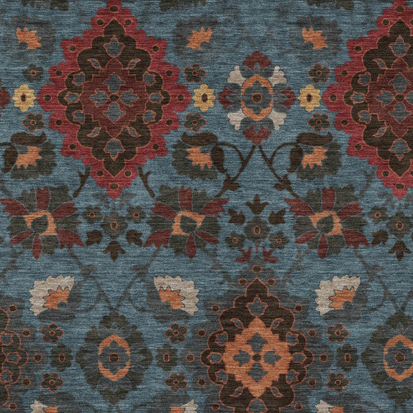 Homeroots 3' Stylish Black Gray Brown Oriental Washable Area Rug For Indoor Outdoor Comfort And Durability 10' X 14' Polyester 597685