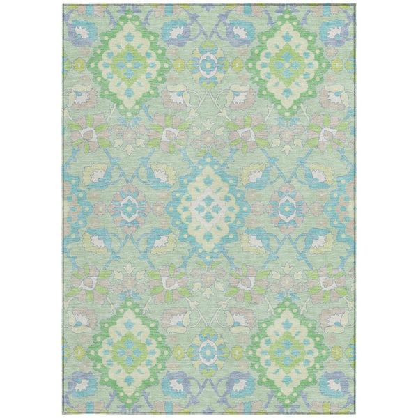 Homeroots 3' Stylish Black Gray Brown Oriental Washable Area Rug For Indoor Outdoor Comfort And Durability 5' X 8' Polyester 597699