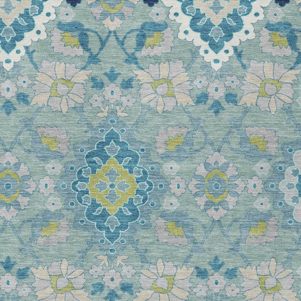 Homeroots 3' Stylish Black Gray Brown Oriental Washable Area Rug For Indoor Outdoor Comfort And Durability 3' X 5' Polyester 597710