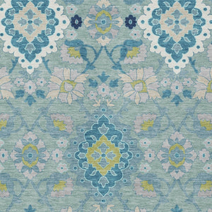 Homeroots 3' Stylish Black Gray Brown Oriental Washable Area Rug For Indoor Outdoor Comfort And Durability 9' X 12' Polyester 597714