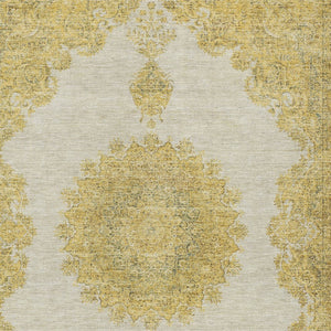 Homeroots 3' Black And Ivory Oriental Washable Area Rug For Indoor And Outdoor Spaces, Durable Design 3' X 5' Polyester 597734