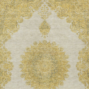 Homeroots 3' Black And Ivory Oriental Washable Area Rug For Indoor And Outdoor Spaces, Durable Design 9' X 12' Polyester 597738