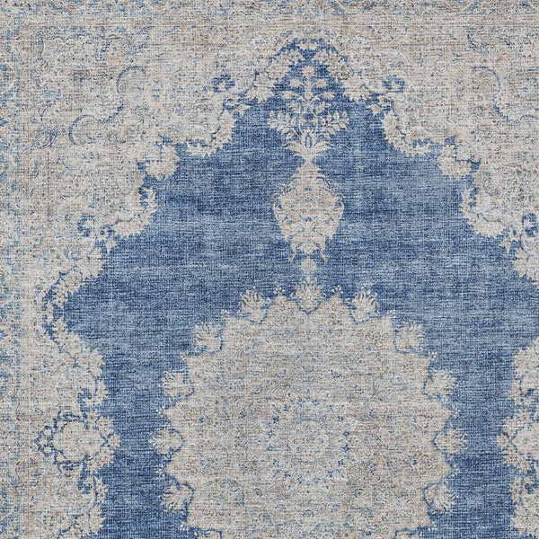 Homeroots 3' Black And Ivory Oriental Washable Area Rug For Indoor And Outdoor Spaces, Durable Design 3' X 5' Polyester 597740