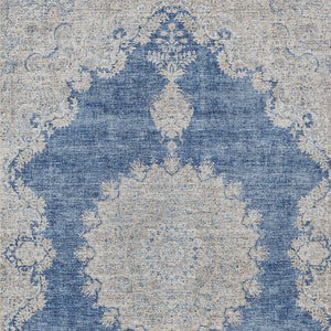 Homeroots 3' Black And Ivory Oriental Washable Area Rug For Indoor And Outdoor Spaces, Durable Design 5' X 8' Polyester 597741