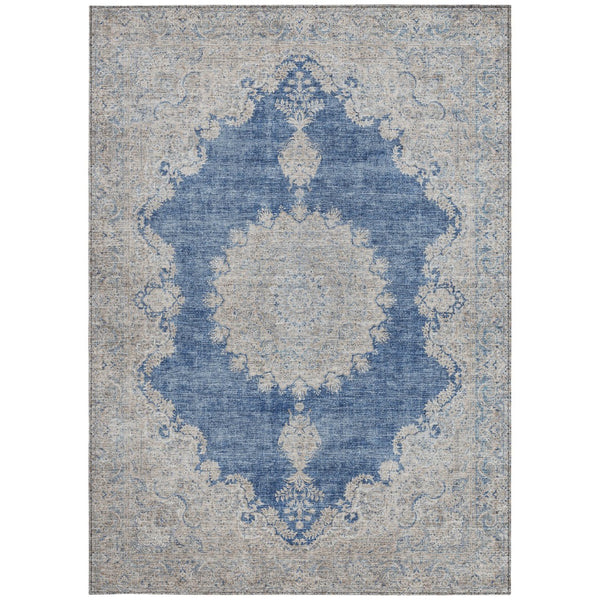 Homeroots 3' Black And Ivory Oriental Washable Area Rug For Indoor And Outdoor Spaces, Durable Design 8' X 10' Polyester 597743