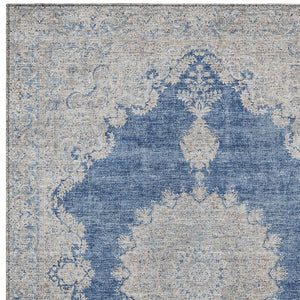 Homeroots 3' Black And Ivory Oriental Washable Area Rug For Indoor And Outdoor Spaces, Durable Design 8' X 10' Polyester 597743