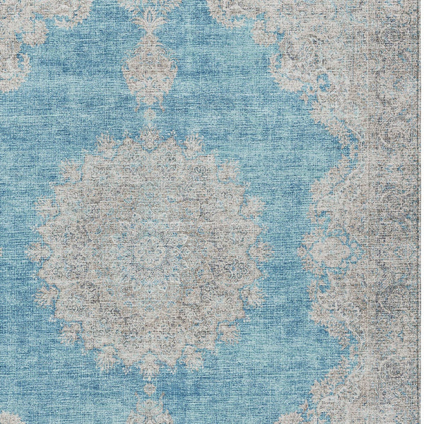 Homeroots 3' Black And Ivory Oriental Washable Area Rug For Indoor And Outdoor Spaces, Durable Design 3' X 5' Polyester 597752