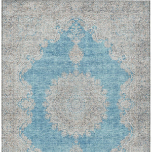 Homeroots 3' Black And Ivory Oriental Washable Area Rug For Indoor And Outdoor Spaces, Durable Design 9' X 12' Polyester 597756