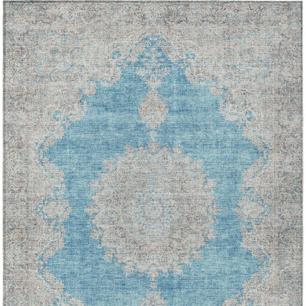 Homeroots 3' Black And Ivory Oriental Washable Area Rug For Indoor And Outdoor Spaces, Durable Design 10' X 14' Polyester 597757