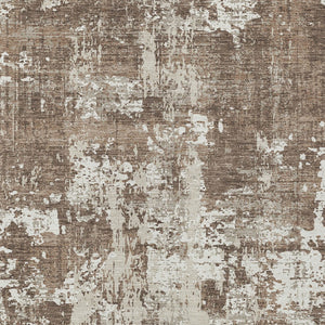 Homeroots 3' Black And Gray Abstract Washable Area Rug - Versatile Indoor Outdoor Design For Any Space 8' X 10' Polyester 597941