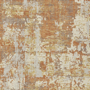 Homeroots 3' Black And Gray Abstract Washable Area Rug - Versatile Indoor Outdoor Design For Any Space 3' X 5' Polyester 597950