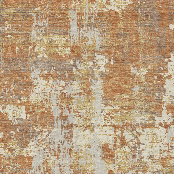 Homeroots 3' Black And Gray Abstract Washable Area Rug - Versatile Indoor Outdoor Design For Any Space 9' X 12' Polyester 597954