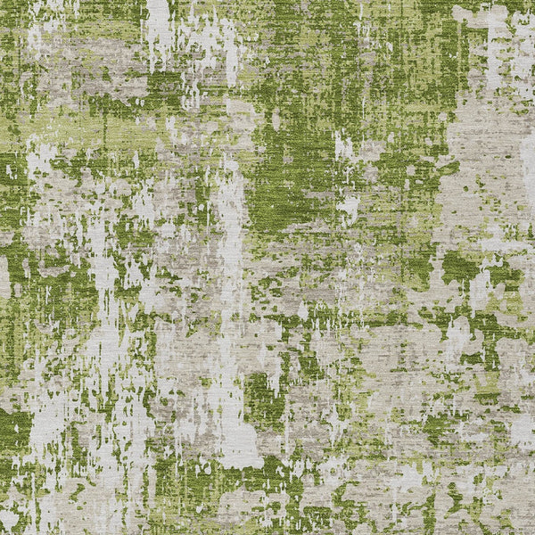 Homeroots 3' Black And Gray Abstract Washable Area Rug - Versatile Indoor Outdoor Design For Any Space 10' X 14' Polyester 597961