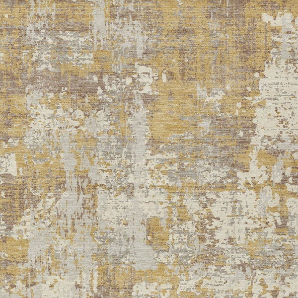 Homeroots 3' Black And Gray Abstract Washable Area Rug - Versatile Indoor Outdoor Design For Any Space 3' X 5' Polyester 597962