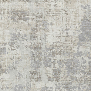 Homeroots 3' Black And Gray Abstract Washable Area Rug - Versatile Indoor Outdoor Design For Any Space 8' X 10' Polyester 597977