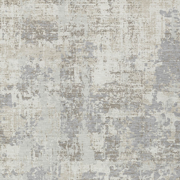 Homeroots 3' Black And Gray Abstract Washable Area Rug - Versatile Indoor Outdoor Design For Any Space 8' X 10' Polyester 597977