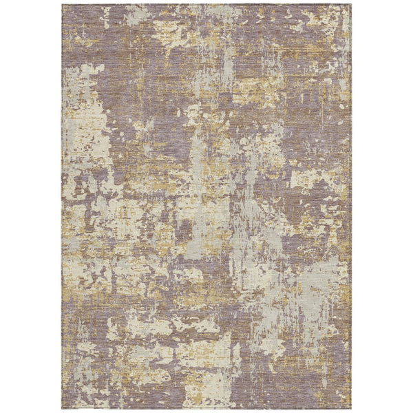 Homeroots 3' Black And Gray Abstract Washable Area Rug - Versatile Indoor Outdoor Design For Any Space 3' X 5' Polyester 597980