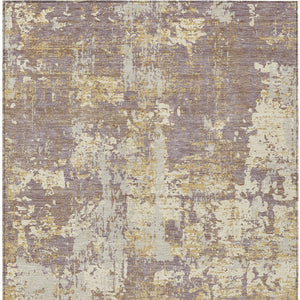 Homeroots 3' Black And Gray Abstract Washable Area Rug - Versatile Indoor Outdoor Design For Any Space 10' X 14' Polyester 597985