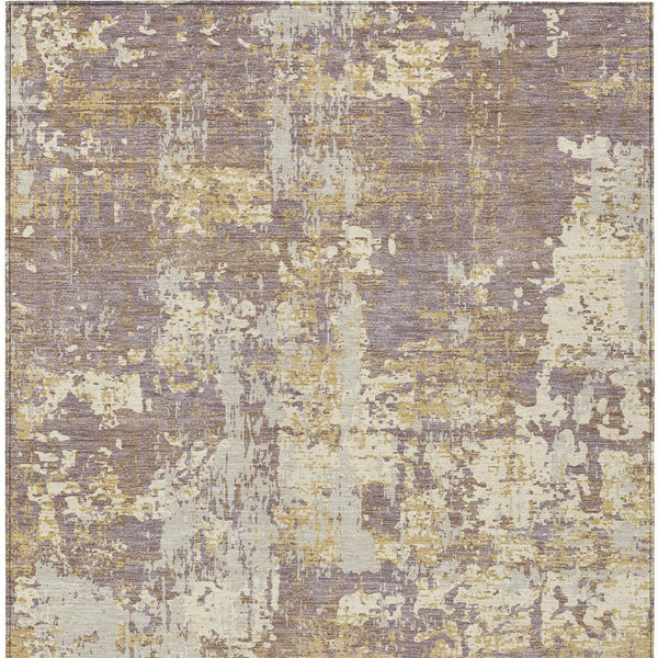 Homeroots 3' Black And Gray Abstract Washable Area Rug - Versatile Indoor Outdoor Design For Any Space 10' X 14' Polyester 597985