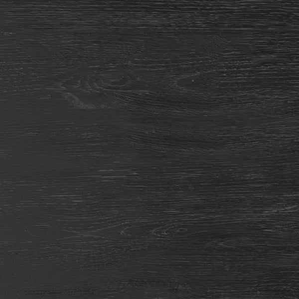 Alpine Furniture Carter Round End Table – Modern Sophistication And Style For Your Living Space, Easy Assembly Black Rubberwood Solids & Oak Veneer 5979blk-62-alpine