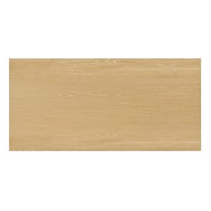 Alpine Furniture Carter Rectangular Coffee Table - Sleek Design For Modern Living Rooms, Easy Assembly And Elegance Natural Rubberwood Solids & Oak Veneer 5979nat-61-alpine