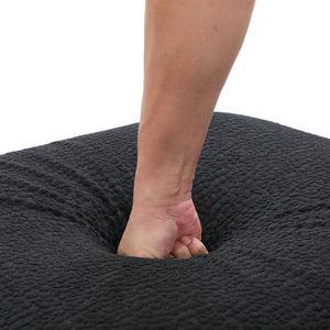 English Elm UNITED Modular 6-Seat Sectional Sofa with Removable Ottoman, Storage Compartments, Convertible Comfort Black W1568S00243