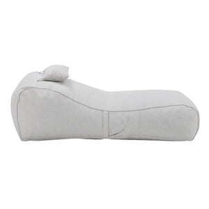 English Elm Christopher Knight Home® - Lemoore Outdoor Bean Bag Lounge Chair For Ultimate Comfort - Weather-Resistant, Light Gray Design N775P265563G