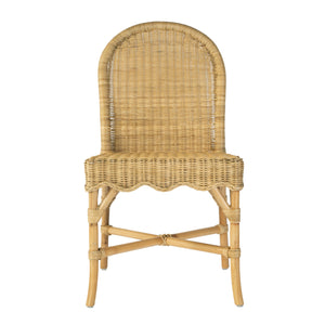 Butler Specialty Butler Flora Rattan Dining Side Chair - 18.5" Seat Height, Coastal Charm For Relaxed Dining Spaces Natural Rattan 5980404-butler