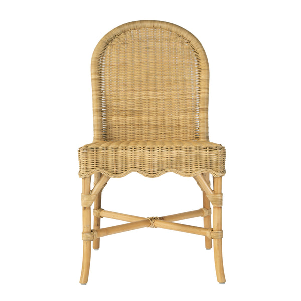 Butler Specialty Butler Flora Rattan Dining Side Chair - 18.5" Seat Height, Coastal Charm For Relaxed Dining Spaces Natural Rattan 5980404-butler