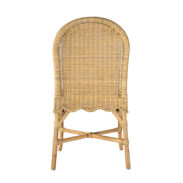 Butler Specialty Butler Flora Rattan Dining Side Chair - 18.5" Seat Height, Coastal Charm For Relaxed Dining Spaces Natural Rattan 5980404-butler