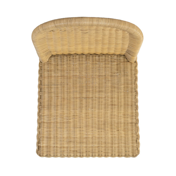 Butler Specialty Butler Flora Rattan Dining Side Chair - 18.5" Seat Height, Coastal Charm For Relaxed Dining Spaces Natural Rattan 5980404-butler