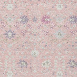 Homeroots 3' Artichoke Green Gray Ivory Oriental Washable Area Rug For Indoor And Outdoor Spaces, Durable Design 8' X 10' Polyester 598067