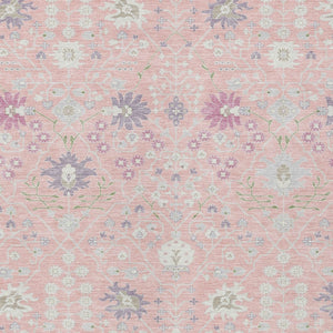 Homeroots 3' Artichoke Green Gray Ivory Oriental Washable Area Rug For Indoor And Outdoor Spaces, Durable Design 10' X 14' Polyester 598069