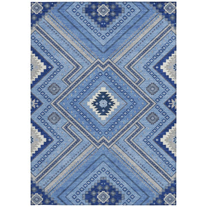 Homeroots 3' Beige Gray Ivory Tribal Washable Area Rug For Indoor Outdoor Use - Durable And Stylish Design 9' X 12' Polyester 598104