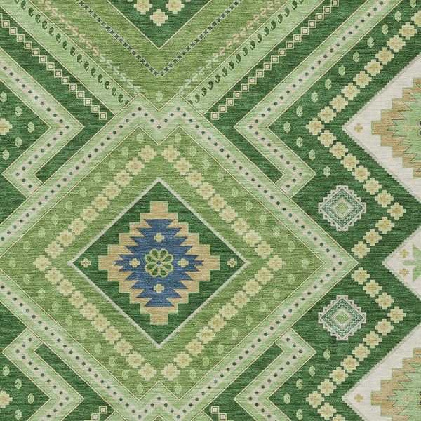 Homeroots 3' Beige Gray Ivory Tribal Washable Area Rug For Indoor Outdoor Use - Durable And Stylish Design 9' X 12' Polyester 598122