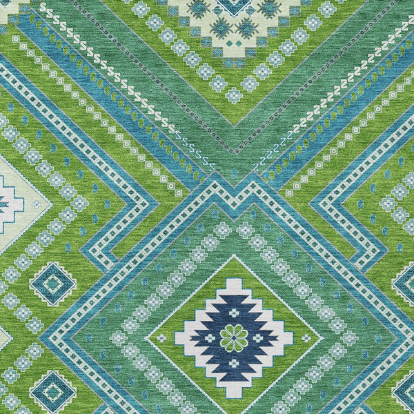 Homeroots 3' Beige Gray Ivory Tribal Washable Area Rug For Indoor Outdoor Use - Durable And Stylish Design 9' X 12' Polyester 598134