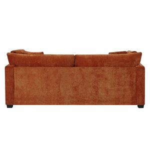 English Elm Christopher Knight Home® - 83.50" Modern Flared Arms Sofa with Chenille Upholstery, High-Density Cushions and Sturdy Legs Caramel N771P345835W