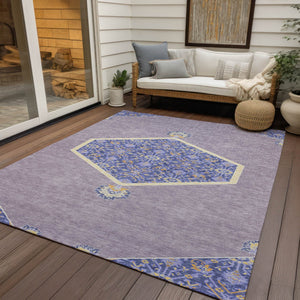 Homeroots 3' Artichoke Green Beige Ivory Oriental Washable Area Rug For Indoor Outdoor Spaces, Durable Design 3' X 5' Polyester 598208