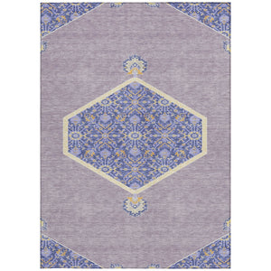 Homeroots 3' Artichoke Green Beige Ivory Oriental Washable Area Rug For Indoor Outdoor Spaces, Durable Design 9' X 12' Polyester 598212