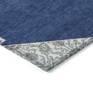 Homeroots 3' Artichoke Green Beige Ivory Oriental Washable Area Rug For Indoor Outdoor Spaces, Durable Design 9' X 12' Polyester 598218