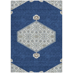 Homeroots 3' Artichoke Green Beige Ivory Oriental Washable Area Rug For Indoor Outdoor Spaces, Durable Design 10' X 14' Polyester 598219