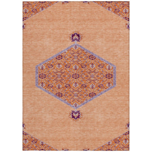 Homeroots 3' Artichoke Green Beige Ivory Oriental Washable Area Rug For Indoor Outdoor Spaces, Durable Design 9' X 12' Polyester 598224