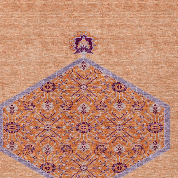 Homeroots 3' Artichoke Green Beige Ivory Oriental Washable Area Rug For Indoor Outdoor Spaces, Durable Design 10' X 14' Polyester 598225