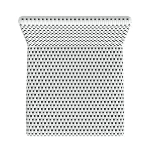 Butler Specialty Butler Amalfi Outdoor Counter Stool - Stylish, Lightweight Design For Elegant Patio Comfort And Versatility Black And White Aluminum,Pu 5982434-butler